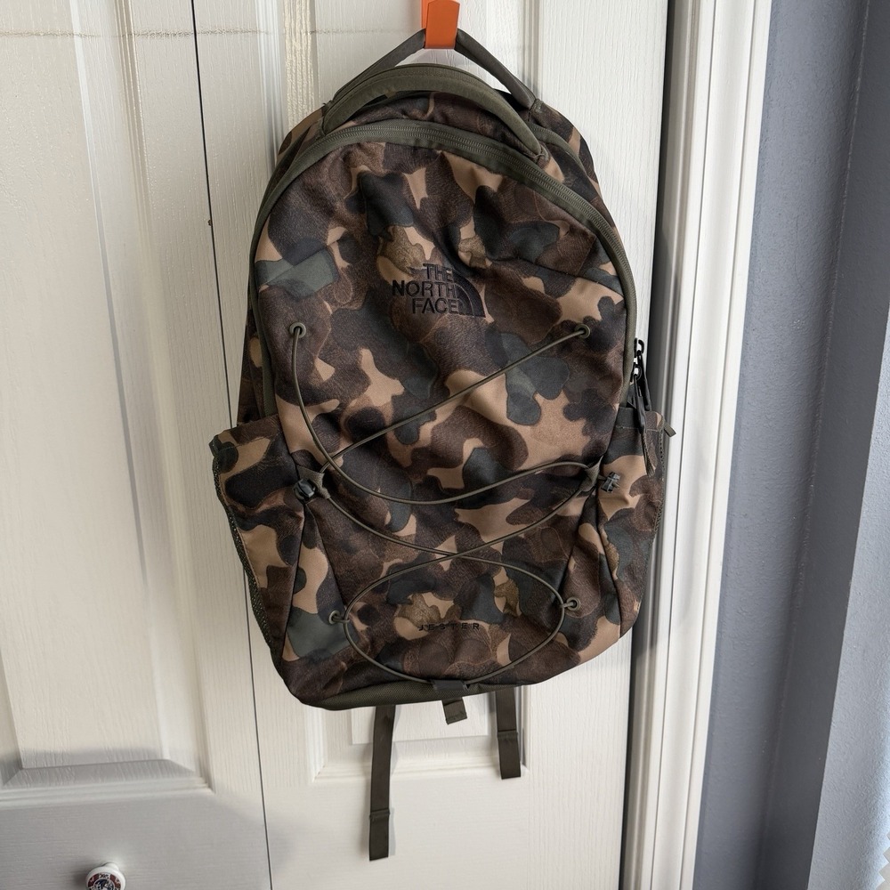 The North Face Jester Camo Utility Backpack Unisex Hiking School College Travel